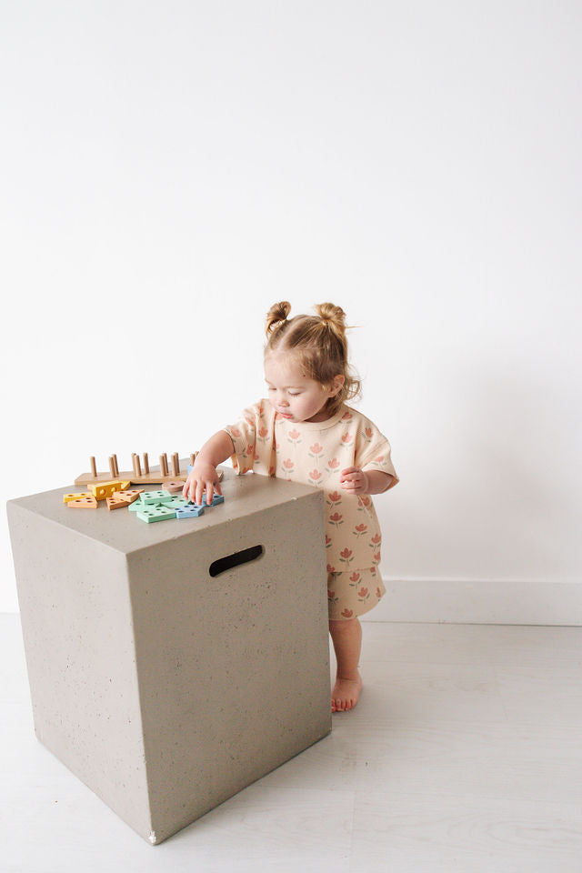 Tulips - Waffle Short Set