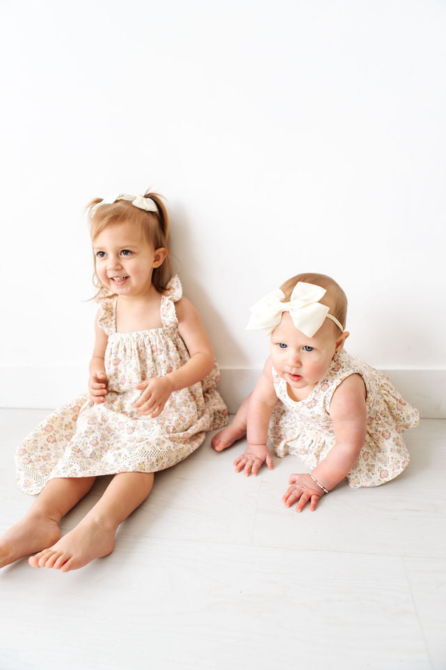 Sleeveless Peplum Set - Bloom