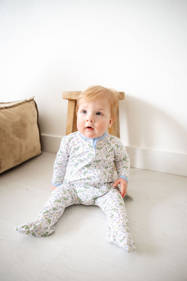 Hook, Line, Sinker - Zippered Footie