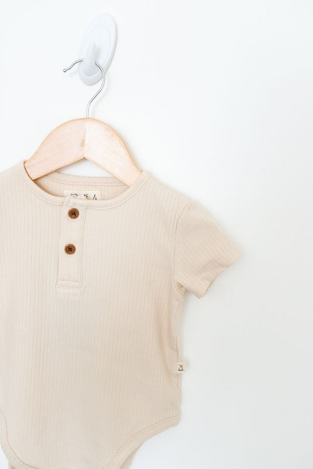 Jibe Onesie - Cream Rib