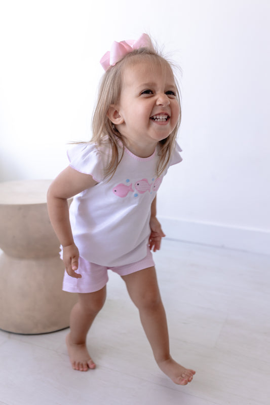 Baby Fish Flutter Short Set