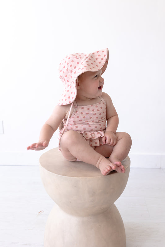 Sun Hat - Hearts