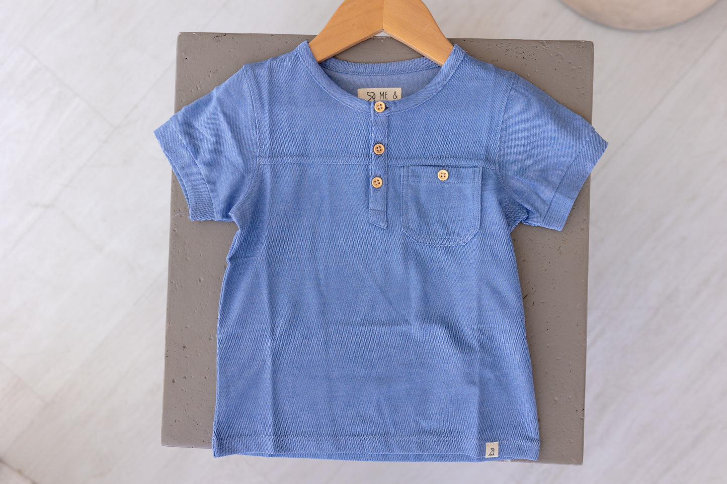 Boardwalk Henley Tee - Royal Pique