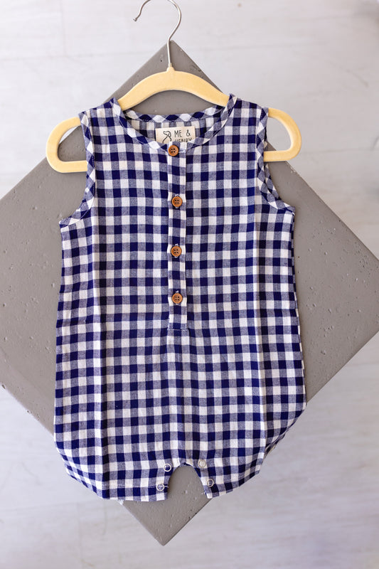 Cabin Plaid Playsuit