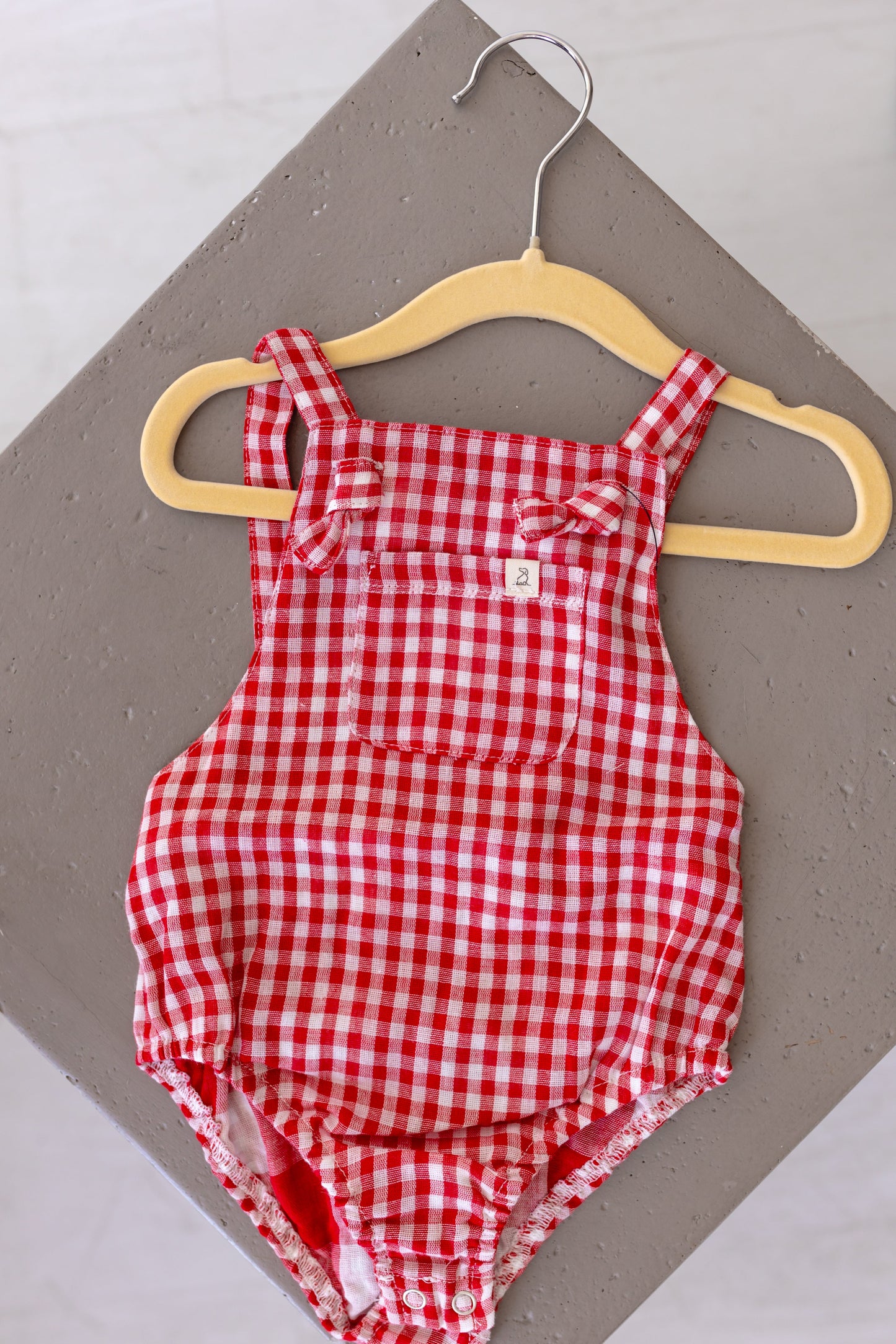 Reef Gauze Bubble - Red/White plaid