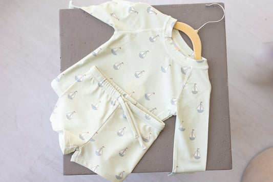 Finn Rashguards Set - Sailboats
