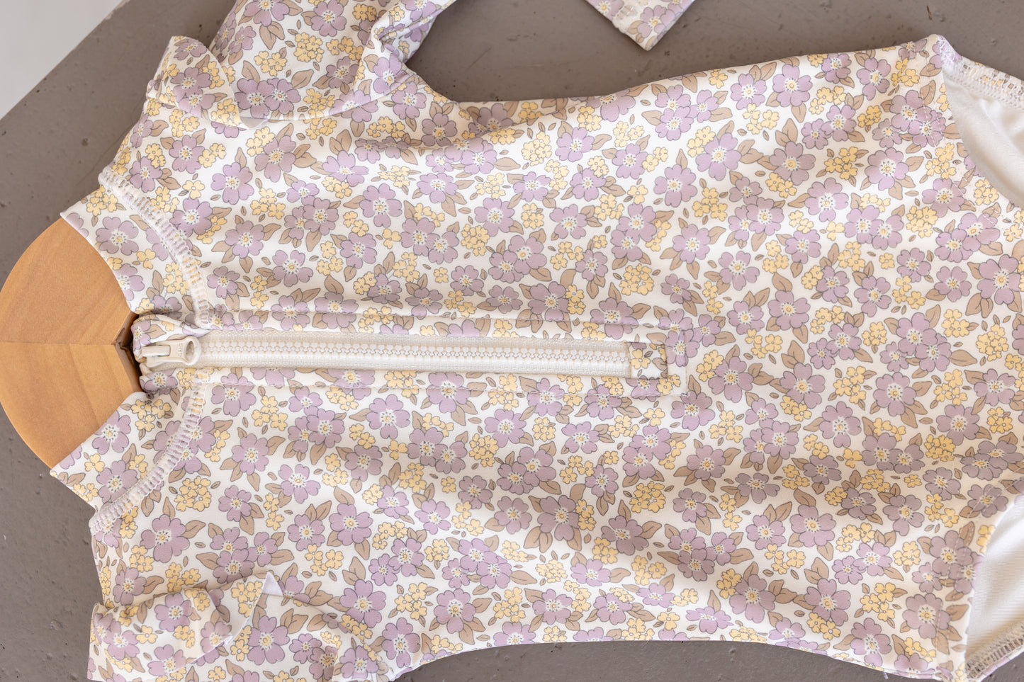 Byron Rashguard One-Piece - Purple Floral