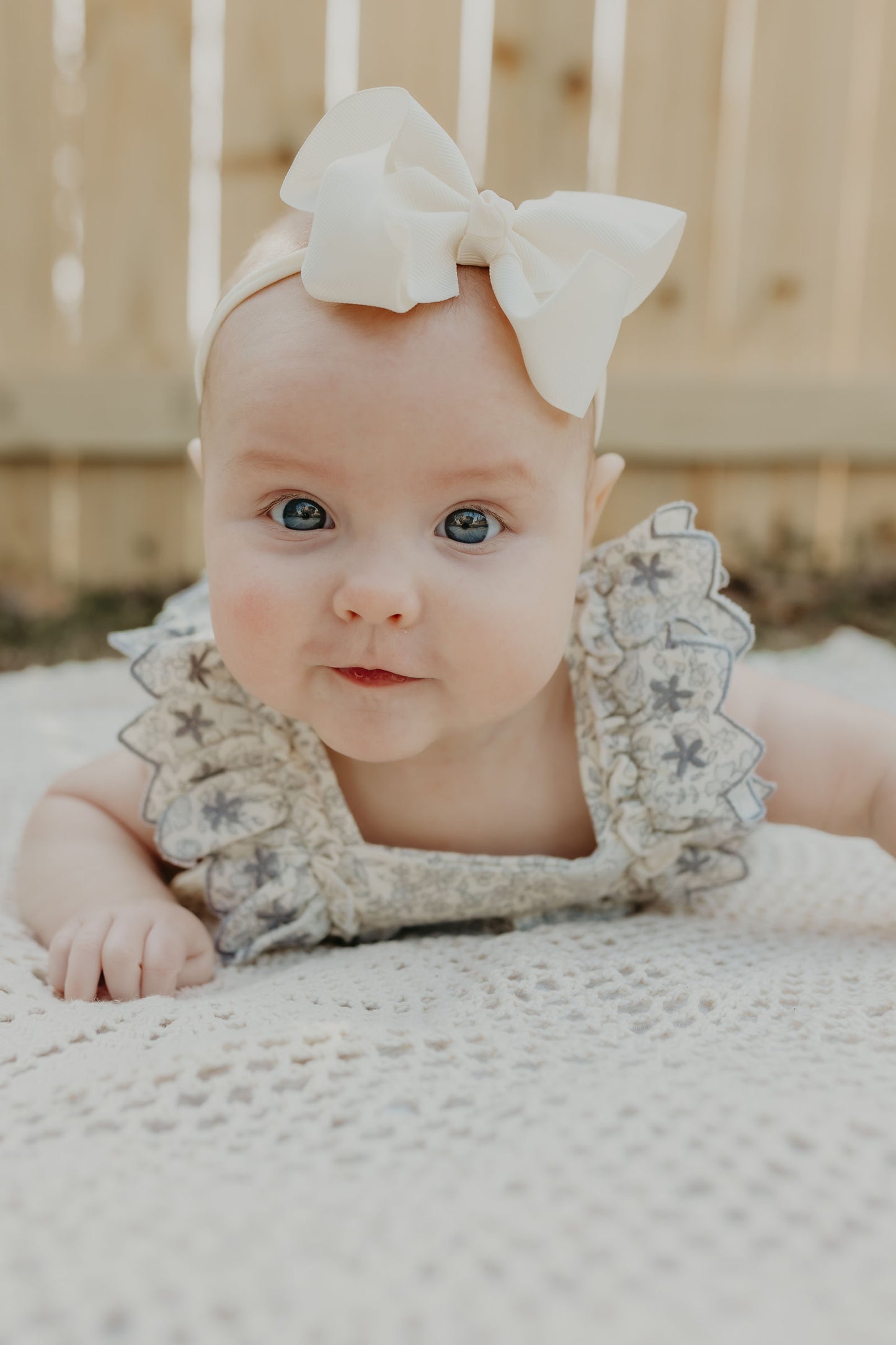 Maya Romper - Blue Blossom